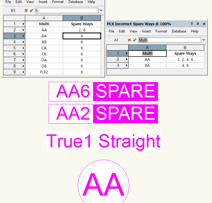 Check For Missing Spare Ways